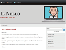 Tablet Screenshot of ilnello.it